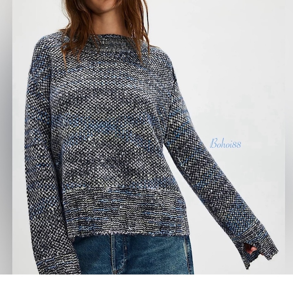 NEW Free People Womens S Cotton Candy Pullover - Picture 1 of 12